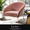 Nicole Miller Will Accent Chair-Upholstered-Metal Frame-Barrel Style